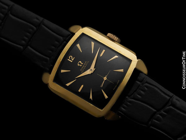 1953 Omega Cioccolatone Vintage Full Size Ref. 3950 Mens Watch – 18K Gold