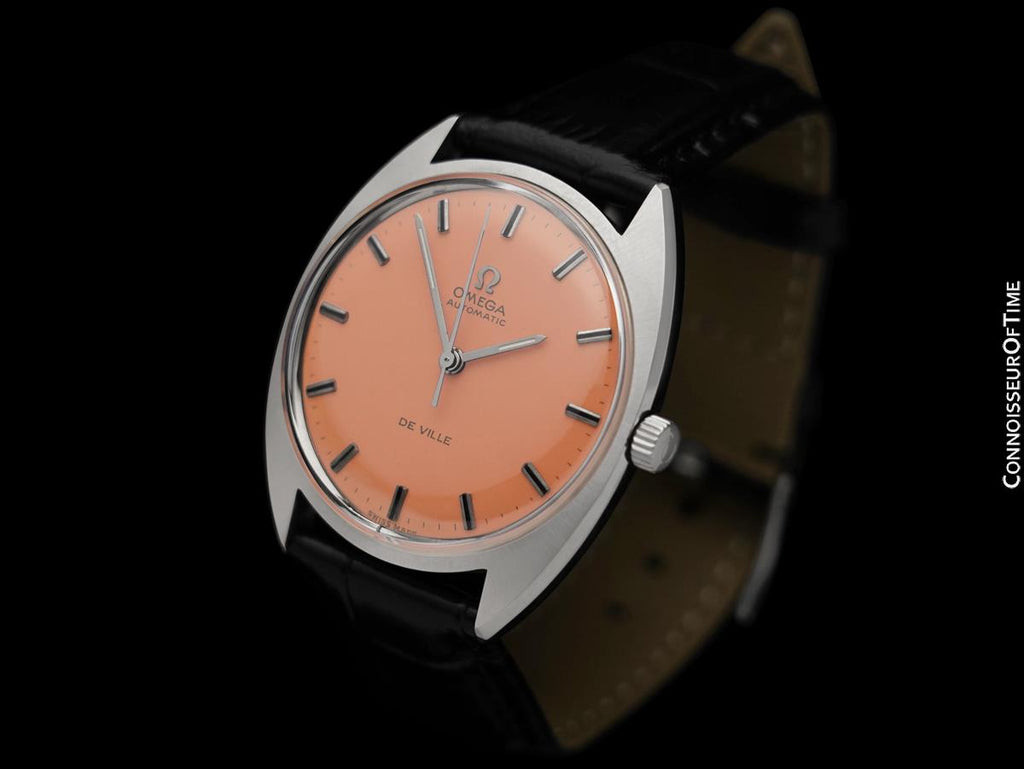 1969 Omega De Ville Vintage Mens Retro Cal. 552 Watch with Coral