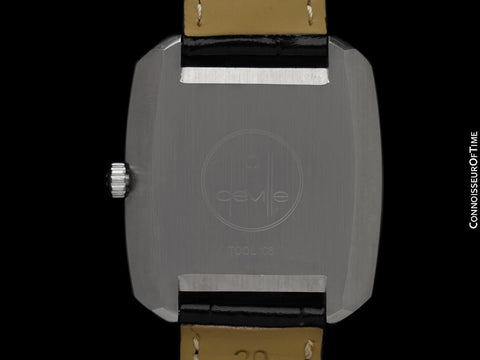 1970's Omega De Ville Vintage Large Mens Automatic Classic Retro Watch - Stainless Steel