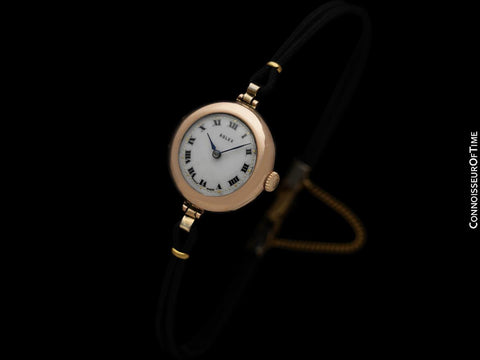 1920's Rolex Ladies Vintage Art Deco Watch - 9K Rose Gold