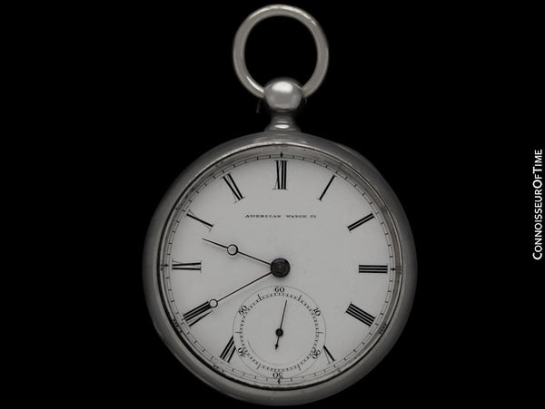 1863 Waltham P.S. Bartlett Civil War 18 size Pocket Watch - Same Brand Given to Abraham Lincoln at Gettysburg