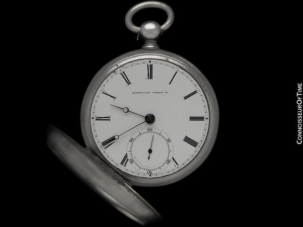 1863 Waltham P.S. Bartlett Civil War 18 size Pocket Watch - Same Brand Given to Abraham Lincoln at Gettysburg