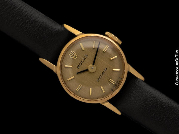 1972 Rolex Precision Pre-Cellini Vintage Ladies Watch, Ref. 2148 - 18K Gold