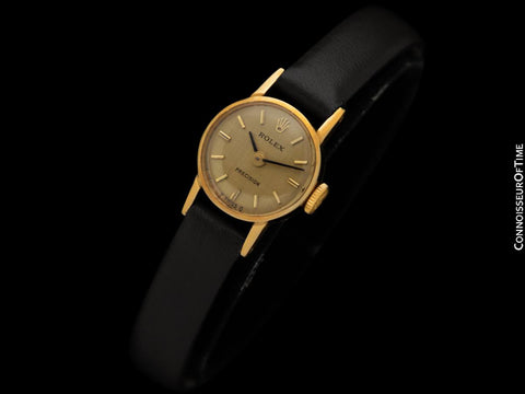 1972 Rolex Precision Pre-Cellini Vintage Ladies Watch, Ref. 2148 - 18K Gold