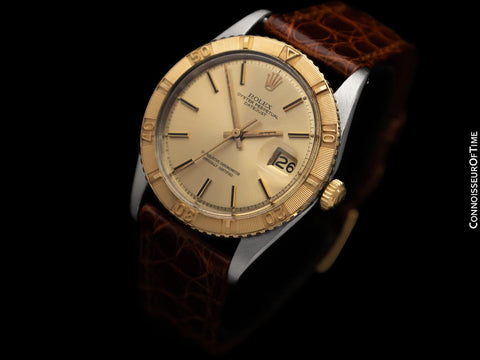 1978 Rolex Vintage Turn-O-Graph Thunderbird Datejust Mens Watch, 1625 - Stainless Steel & 18K Gold