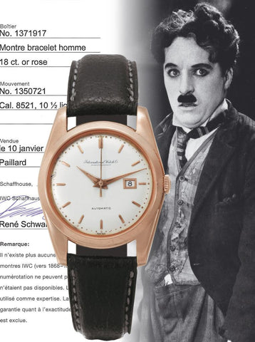 1958 IWC Vintage Cal. 853 Automatic Mens 18K Rose Gold Watch - Original Papers