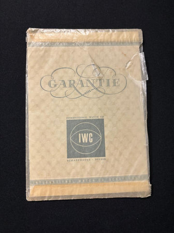 1958 IWC Vintage Cal. 853 Automatic Mens 18K Rose Gold Watch - Original Papers
