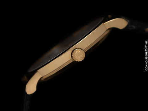Rolex Cellini Vintage Mens Handwound Ref. 5112 Watch, W Serial - 18K Gold
