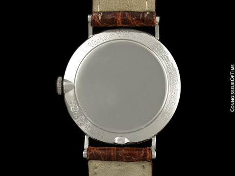 1956 Jaeger-LeCoultre / Vacheron & Constantin Vintage Galaxy Mystery Dial - 14K White Gold & Diamonds