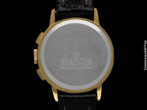 1966 Breitling Top Time Vintage Ref. 2003 Mens Chronograph Watch - 18K Gold Plated & Stainless Steel