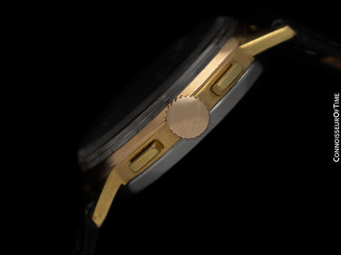 1966 Breitling Top Time Vintage Ref. 2003 Mens Chronograph Watch - 18K Gold Plated & Stainless Steel