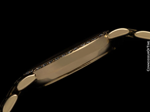 Tiffany & Co. Ladies Portfolio Bracelet Watch - 14K Gold & Diamonds