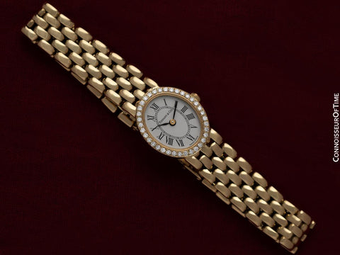 Tiffany & Co. Ladies Portfolio Bracelet Watch - 14K Gold & Diamonds