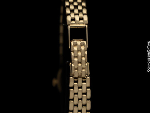 Tiffany & Co. Ladies Portfolio Bracelet Watch - 14K Gold & Diamonds