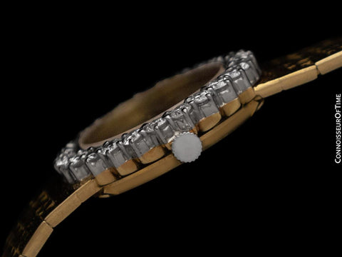 Piaget Ladies Vintage Cocktail Watch - 18K Gold & Factory Piaget Diamonds