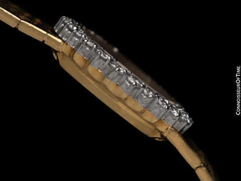 Piaget Ladies Vintage Cocktail Watch - 18K Gold & Factory Piaget Diamonds
