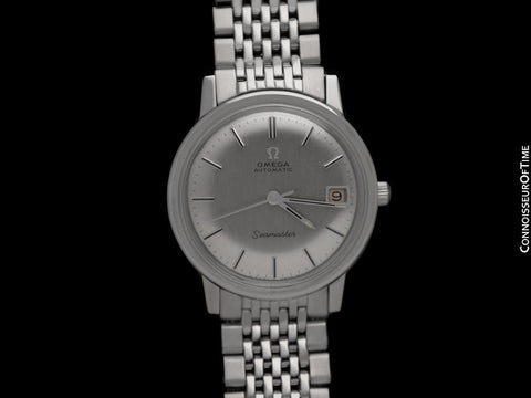 1966 Omega Seamaster Mens Vintage Full Size Watch with 565 Movement, Automatic, Date - Stainless Steel