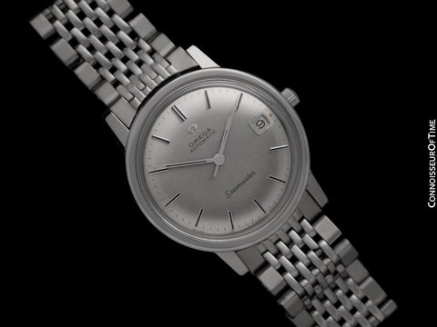 1966 Omega Seamaster Mens Vintage Full Size Watch with 565 Movement, Automatic, Date - Stainless Steel