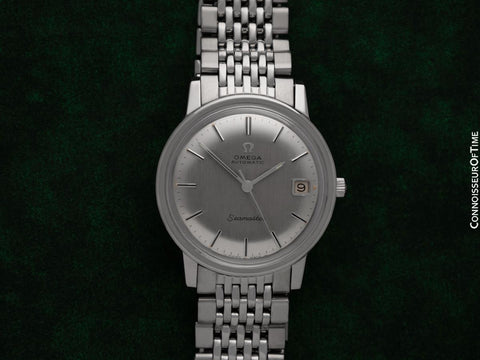 1966 Omega Seamaster Mens Vintage Full Size Watch with 565 Movement, Automatic, Date - Stainless Steel