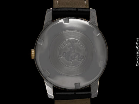 1962 Omega Seamaster Mens "Jumbo" Vintage Automatic Watch - 18K Gold Shell & Stainless Steel