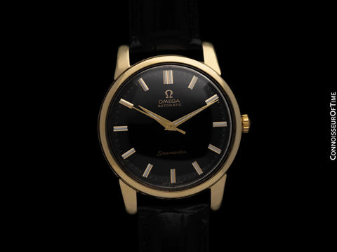 1962 Omega Seamaster Mens "Jumbo" Vintage Automatic Watch - 18K Gold Shell & Stainless Steel
