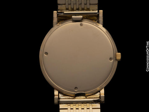 1961 Rolex Vintage Mens Ultra Thin Pre-Cellini Handwound Dress Watch with Bracelet - 18K Gold