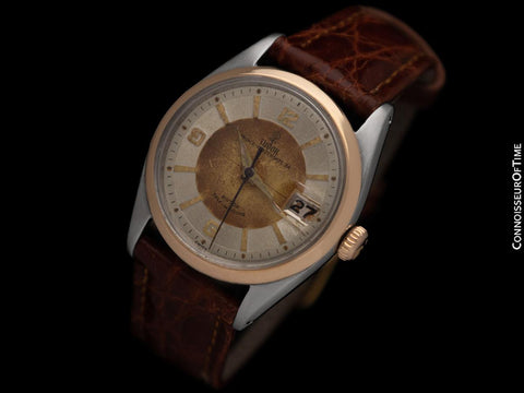 1961 Tudor (Rolex) Prince Oysterdate Vintage Mens Ref. 7944 Watch - Stainless Steel & 18K Gold