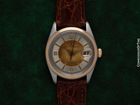 1961 Tudor (Rolex) Prince Oysterdate Vintage Mens Ref. 7944 Watch - Stainless Steel & 18K Gold