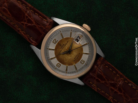 1961 Tudor (Rolex) Prince Oysterdate Vintage Mens Ref. 7944 Watch - Stainless Steel & 18K Gold
