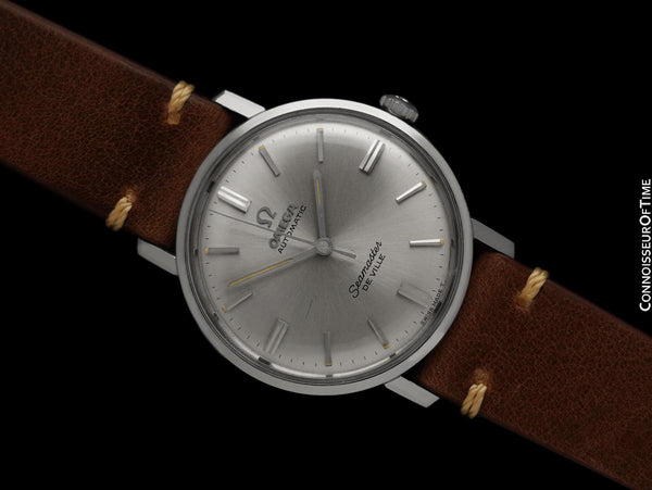 1971 Omega Seamaster De Ville Vintage Automatic Mens Stainless Steel Watch - Box & Papers