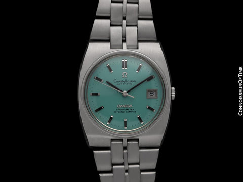 1969 Omega Constellation Mens Full Size Chronometer Bracelet Watch - Stainless Steel