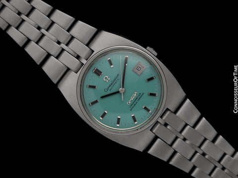 1969 Omega Constellation Mens Full Size Chronometer Bracelet Watch - Stainless Steel