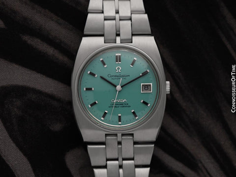 1969 Omega Constellation Mens Full Size Chronometer Bracelet Watch - Stainless Steel