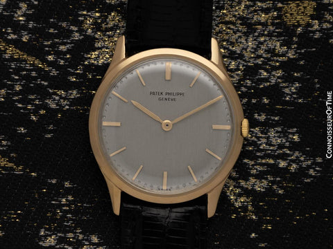 1960's Patek Philippe Vintage Mens Handwound Ref. 2588 Dress Watch - 18K Gold