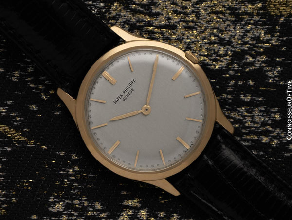 1960's Patek Philippe Vintage Mens Handwound Ref. 2588 Dress Watch - 18K Gold