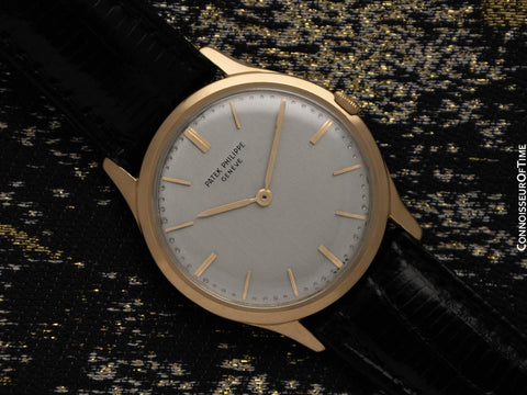 1960's Patek Philippe Vintage Mens Handwound Ref. 2588 Dress Watch - 18K Gold