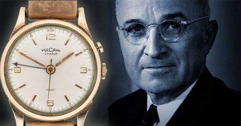 1950's Vulcain Cricket Vintage Mens "Watch of Presidents" - 18K Gold