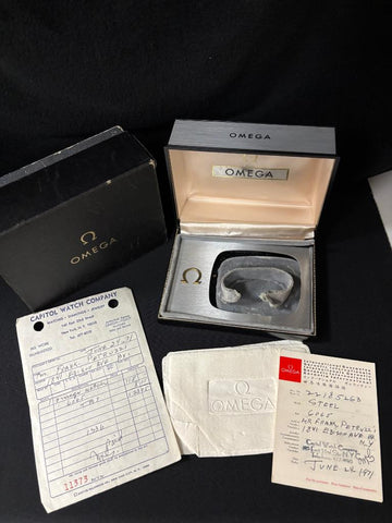 1971 Omega Seamaster De Ville Vintage Automatic Mens Stainless Steel Watch - Box & Papers