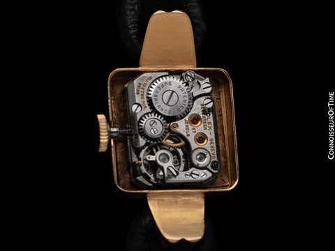 1938 Rolex Vintage Art Deco Ladies Dress Watch - 14K Rose Gold