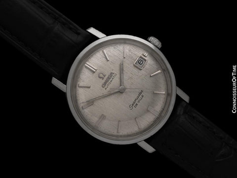 1960's Omega Seamaster De Ville Vintage Mens Cal. 560 Stainless Steel Watch, Automatic, Date - Rare Only 3000 Made