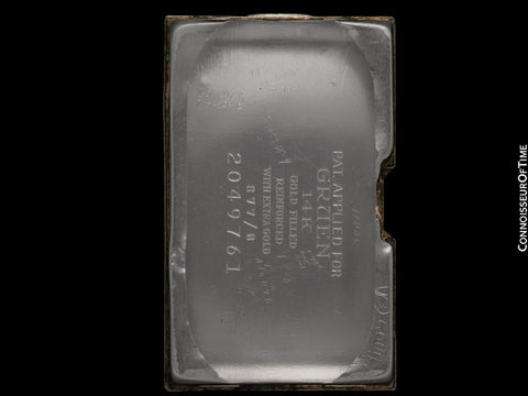 1930 Gruen Vintage Techni - Quadron (Rolex Prince) Watch, 14K White Gold-Filled - Doctor's Watch
