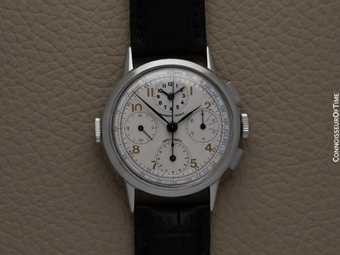 1944 UNIVERSAL GENEVE AERO-COMPAX Mens Vintage WWII Era Aviator's Watch - Warranty