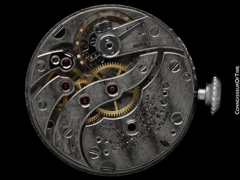 1922 Patek Philippe Likely for Tiffany Vintage Art Nouveau Ladies Platinum & Diamond Watch - Extract Papers