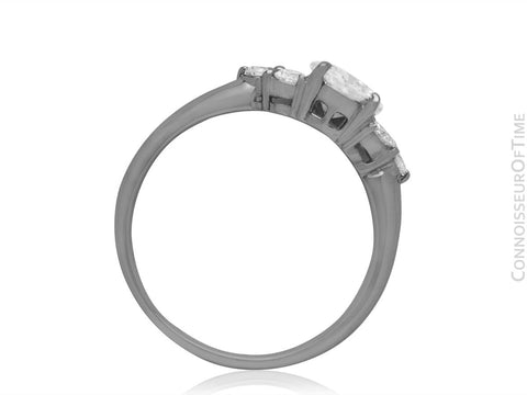 Platinum & Natural Diamond Engagement Wedding Ring, 1.35 CT TDW - $8,800 Appraisal