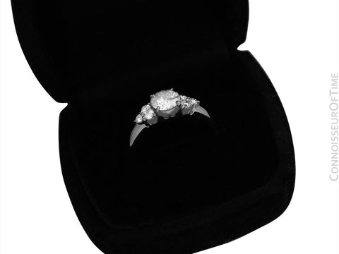 Platinum & Natural Diamond Engagement Wedding Ring, 1.35 CT TDW - $8,800 Appraisal