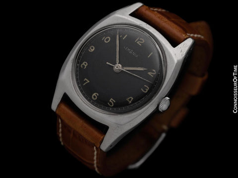 1939 Lemania Majetek Ref. 261 Czech Air Force Pilot's Large Watch - Stainless Steel