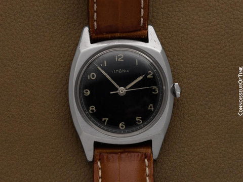 1939 Lemania Majetek Ref. 261 Czech Air Force Pilot's Large Watch - Stainless Steel