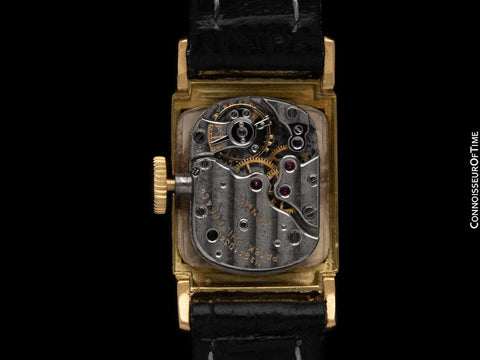 1953 Patek Philippe Vintage Ladies Hooded Lug Watch - 18K Gold