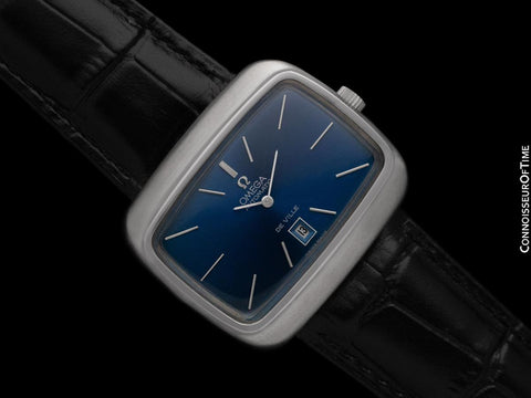 1973 Omega De Ville Mens Retro Dress TV Watch, Automatic - Stainless Steel
