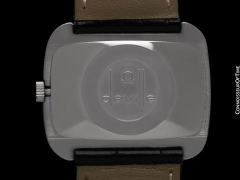 1973 Omega De Ville Mens Retro Dress TV Watch, Automatic - Stainless Steel